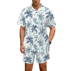 Men's Hawaiian Shirt & Shorts Set (Model Sets 26) thumbnail 3