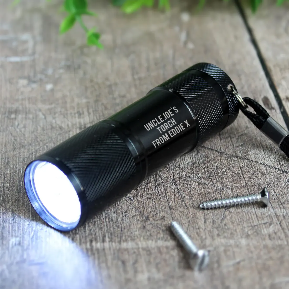 Personalised Mini LED Torch, Custom Message Pocket Light, Dad Birthday Gift, Fathers Day Gift — photo 4