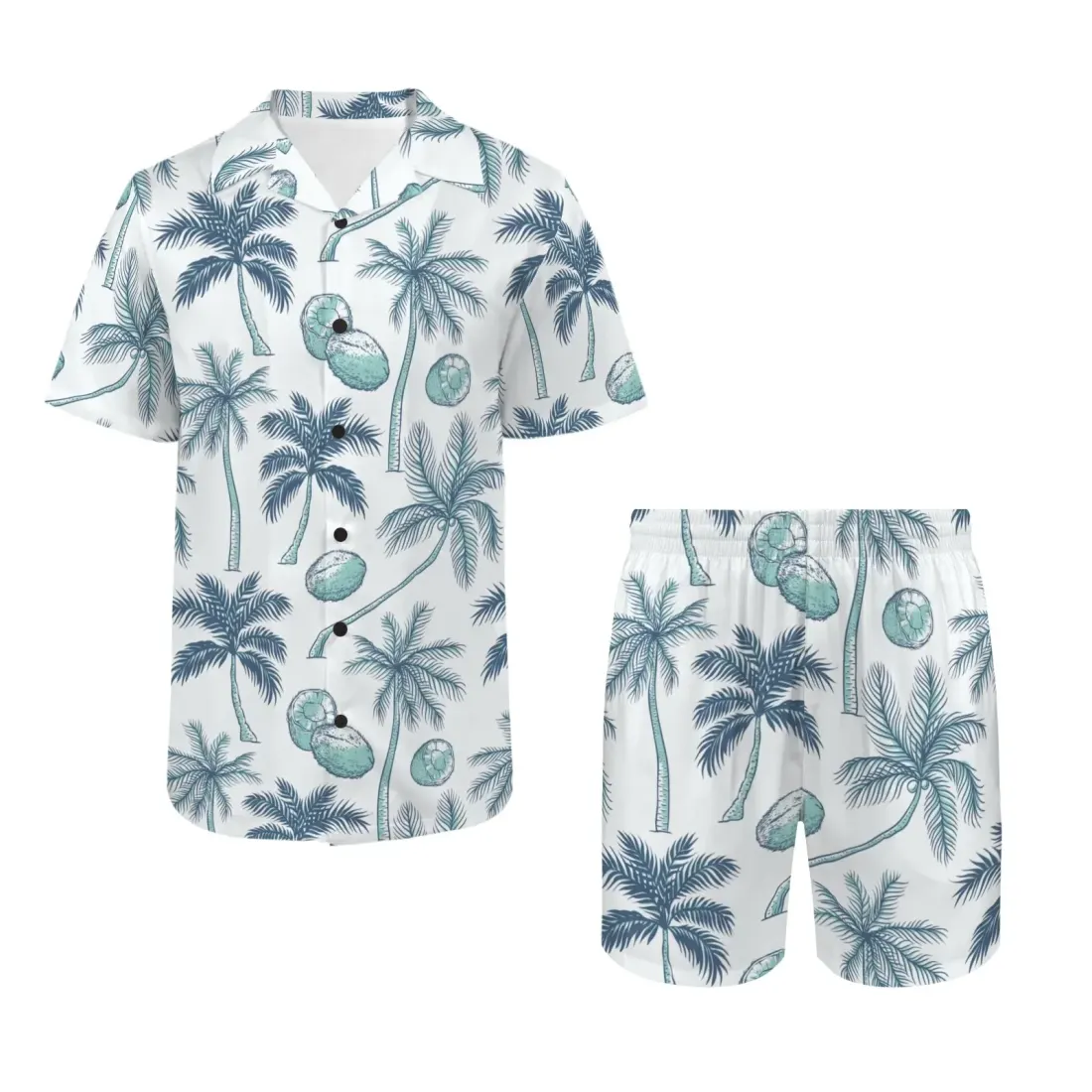 Men's Hawaiian Shirt & Shorts Set (Model Sets 26) — photo 4