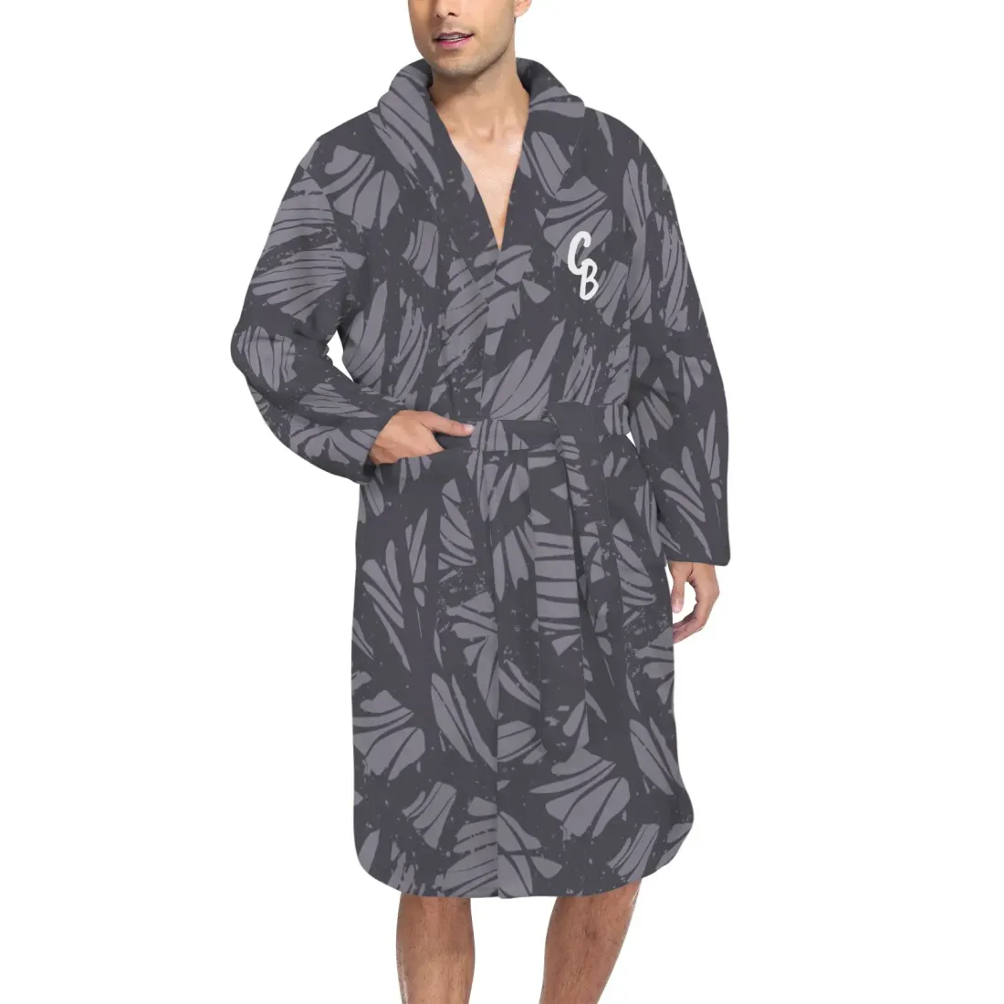 Men's Belted Sleep Robe (Model Sets 30) — photo 3