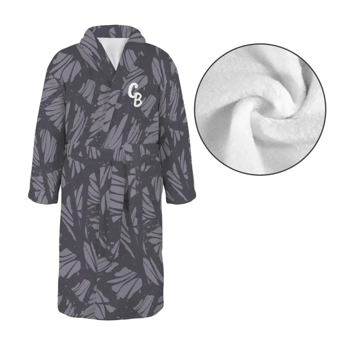 Men's Belted Sleep Robe (Model Sets 30) — photo 5