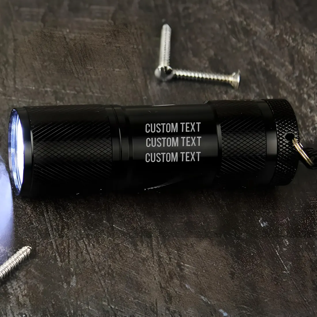 Personalised Mini LED Torch, Custom Message Pocket Light, Dad Birthday Gift, Fathers Day Gift — photo 6