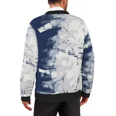 Custom Men's Cardigan (Model H73) thumbnail 3