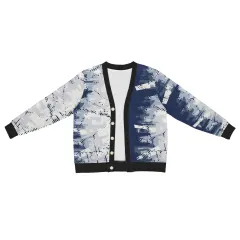 Custom Men's Cardigan (Model H73) thumbnail 4