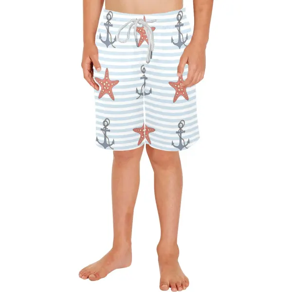 All Over Print Boys' Beach Shorts (ModelL52)