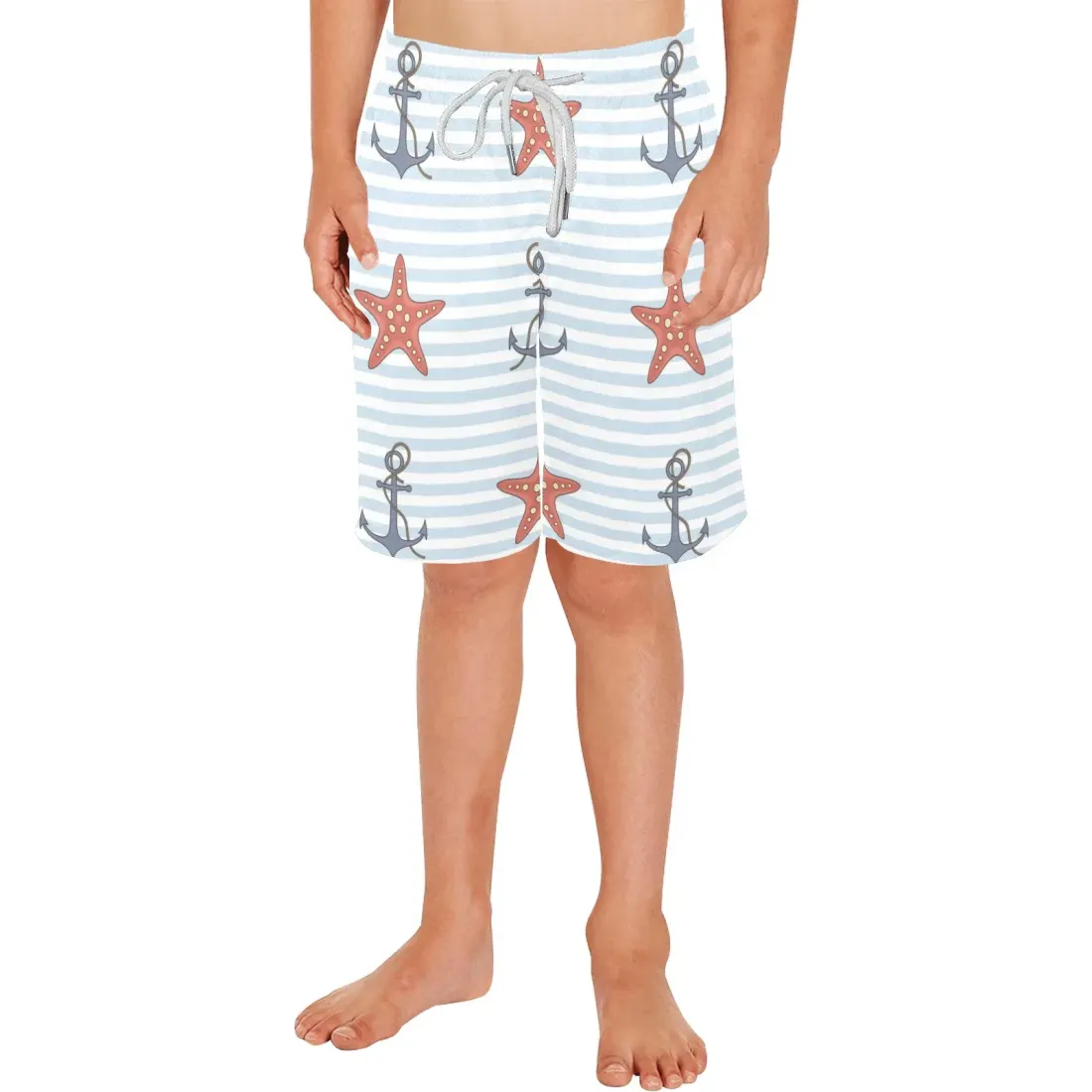 All Over Print Boys' Beach Shorts (ModelL52)