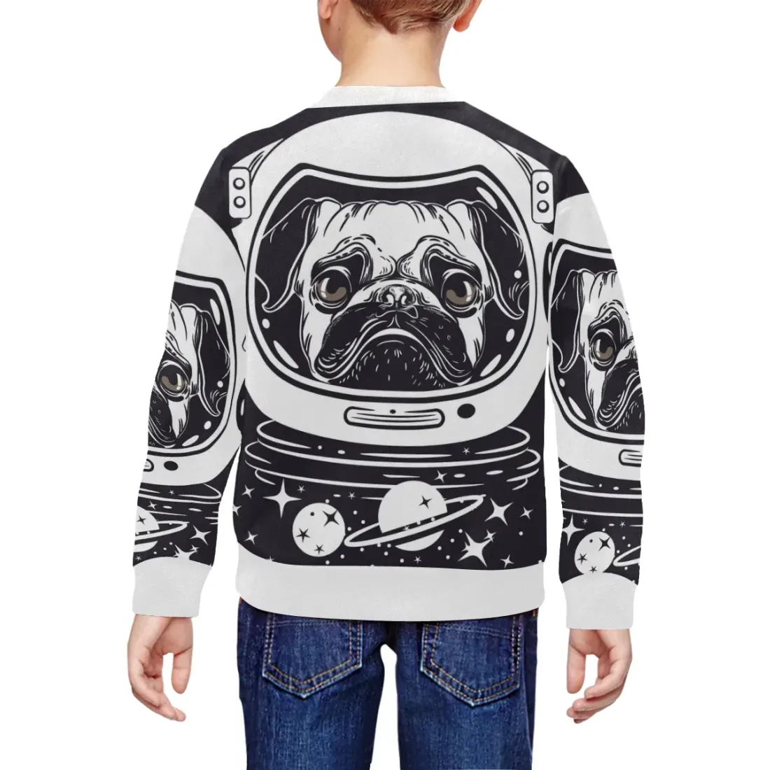 Kid's Crewneck Sweatshirt (Model H29) — photo 2