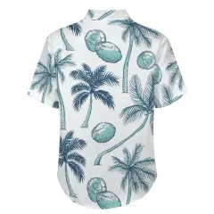 Mock Linen Short Sleeve Shirt B339 thumbnail 4