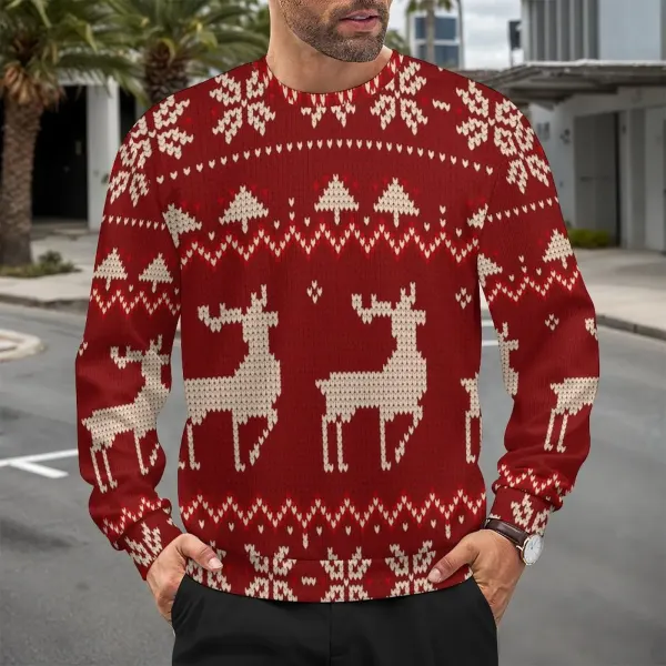 All Over Print Sweater