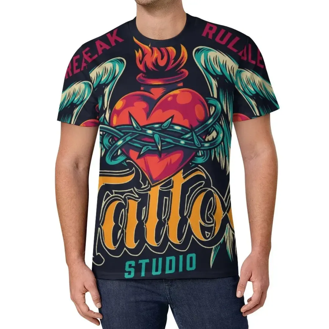 Men's All Over Print T-shirt OMDT01 — photo 2