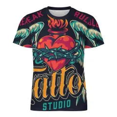 Men's All Over Print T-shirt OMDT01 thumbnail 3