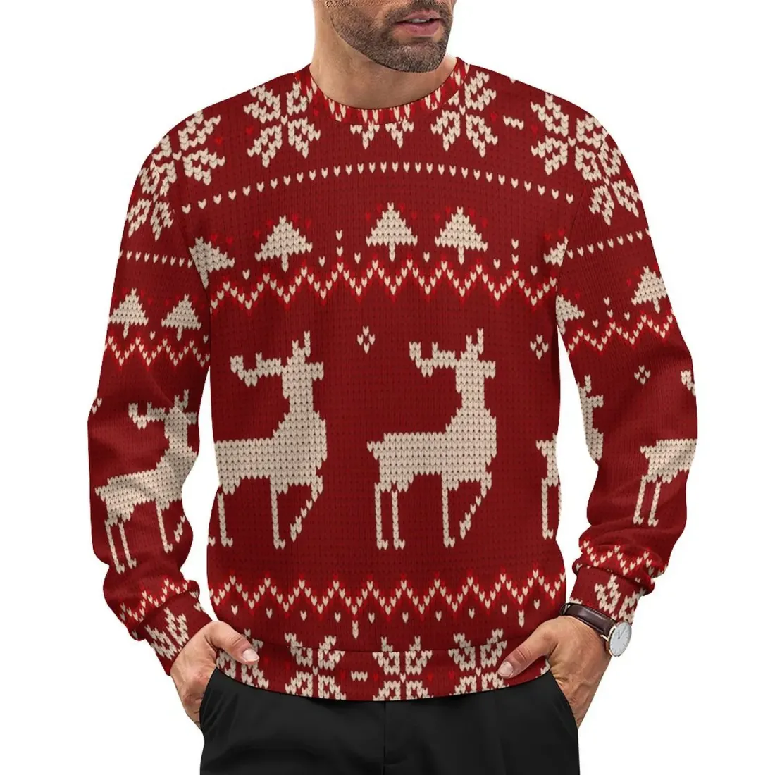 All Over Print Sweater — photo 2