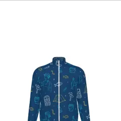 Men's Stand Collar Zip-Up Sweatshirt Set thumbnail 5