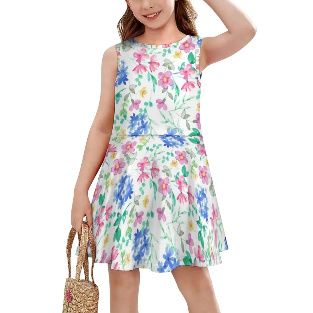 Girl's All Over Print Dress — photo 2