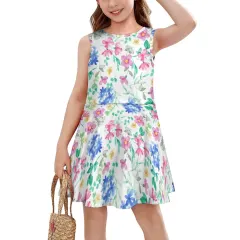Girl's All Over Print Dress thumbnail 2
