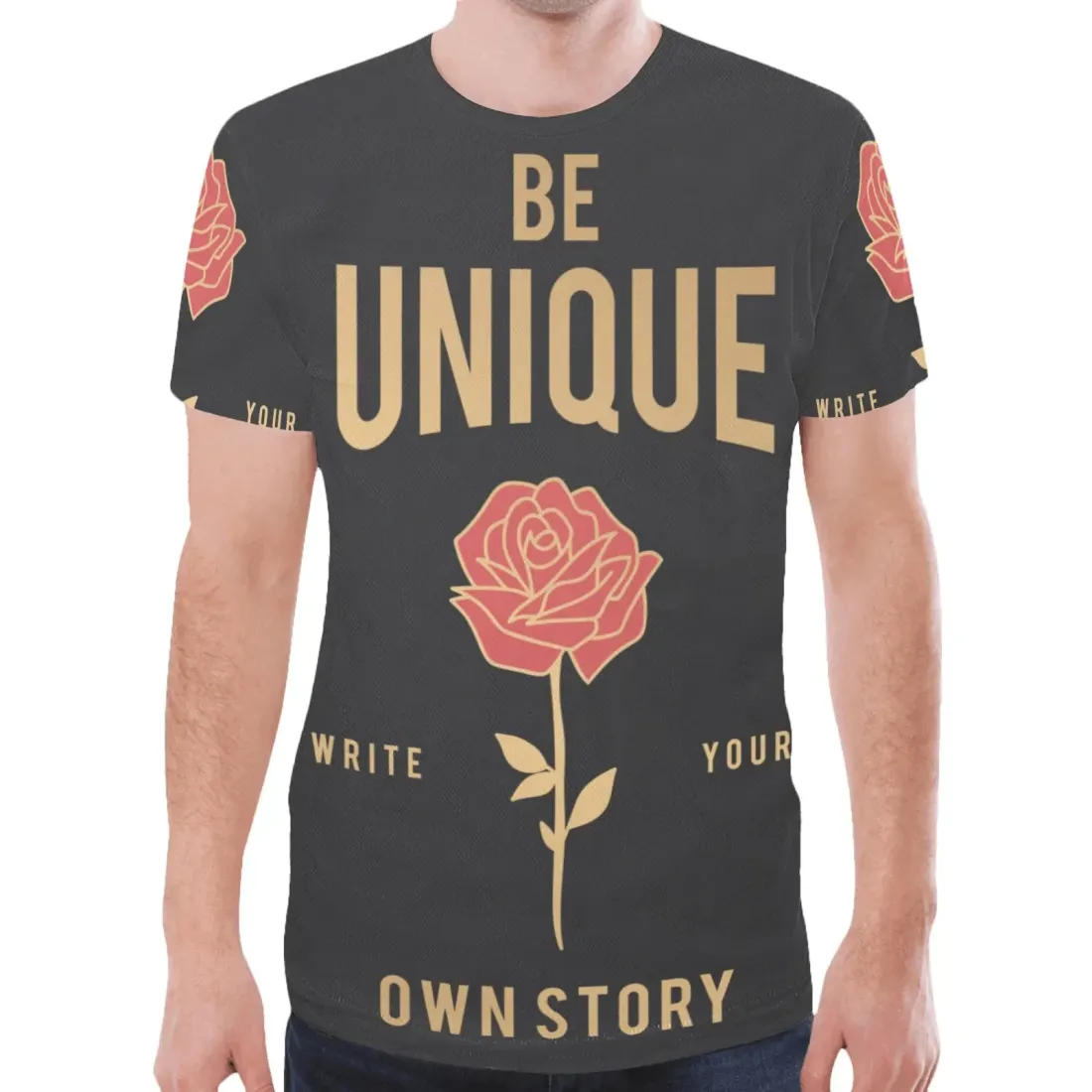 Custom Men's All Over Print T-shirt ( Model T45 )