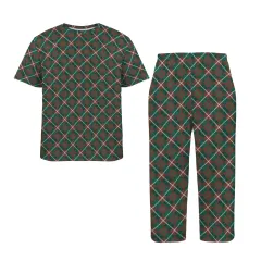 Men's Crew Neck Pajama Set (Model Sets 31) thumbnail 4