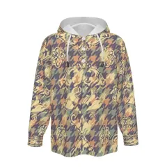 Man's Half Button Hooded Long Sleeve Sweatshirt thumbnail 1