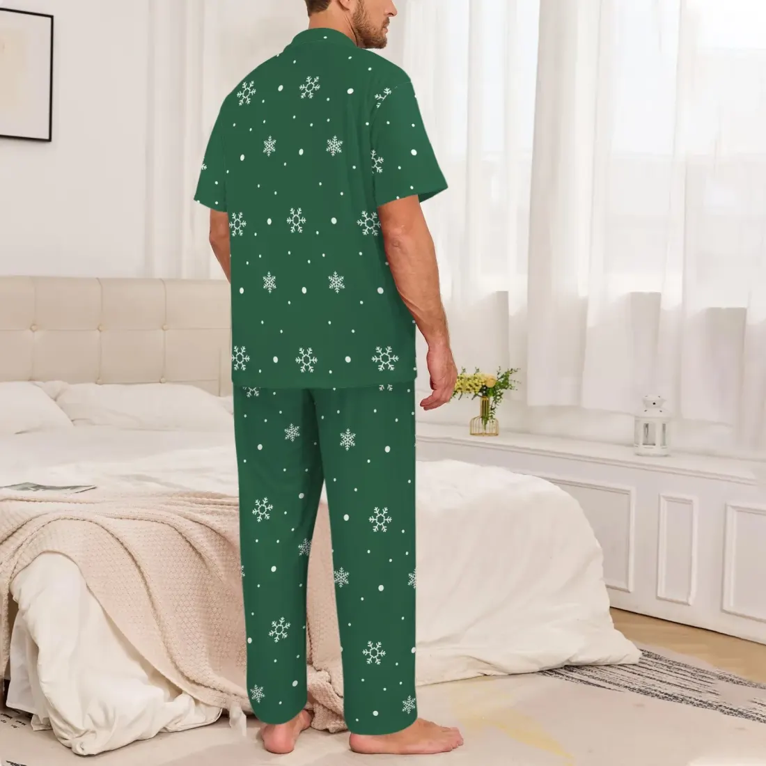 Men's V-Neck Pajama Set (Model Sets 32) — photo 2