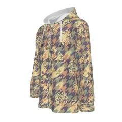 Man's Half Button Hooded Long Sleeve Sweatshirt thumbnail 3