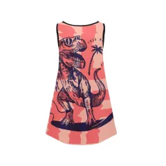 Girls' Sleeveless Dress (ModelD58) thumbnail 3
