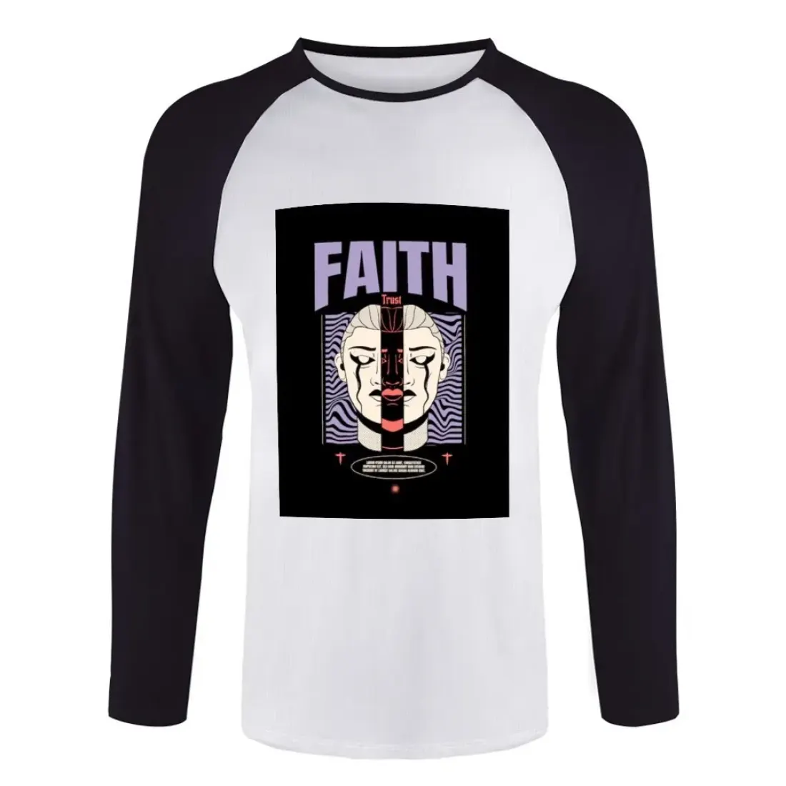 Men's Long Sleeve Raglan T-Shirt — photo 2