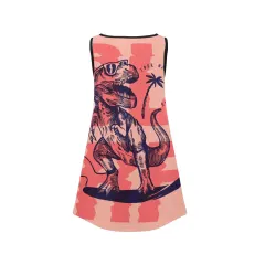 Girls' Sleeveless Dress (ModelD58) thumbnail 4