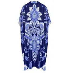 Men's Open-Front Long Robe thumbnail 5