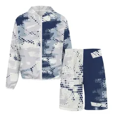 Men's Lightweight Outdoor Hoodie & Shorts Set (Model Sets 34) thumbnail 4