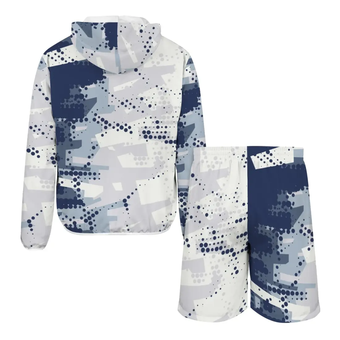 Men's Lightweight Outdoor Hoodie & Shorts Set (Model Sets 34) — photo 5