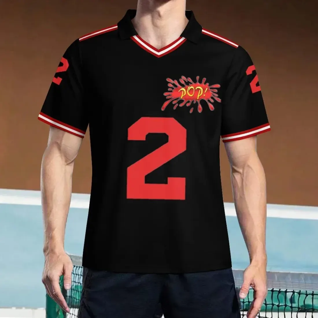 Men's V-Neck Soccer Jersey
