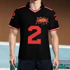 Men's V-Neck Soccer Jersey thumbnail 1