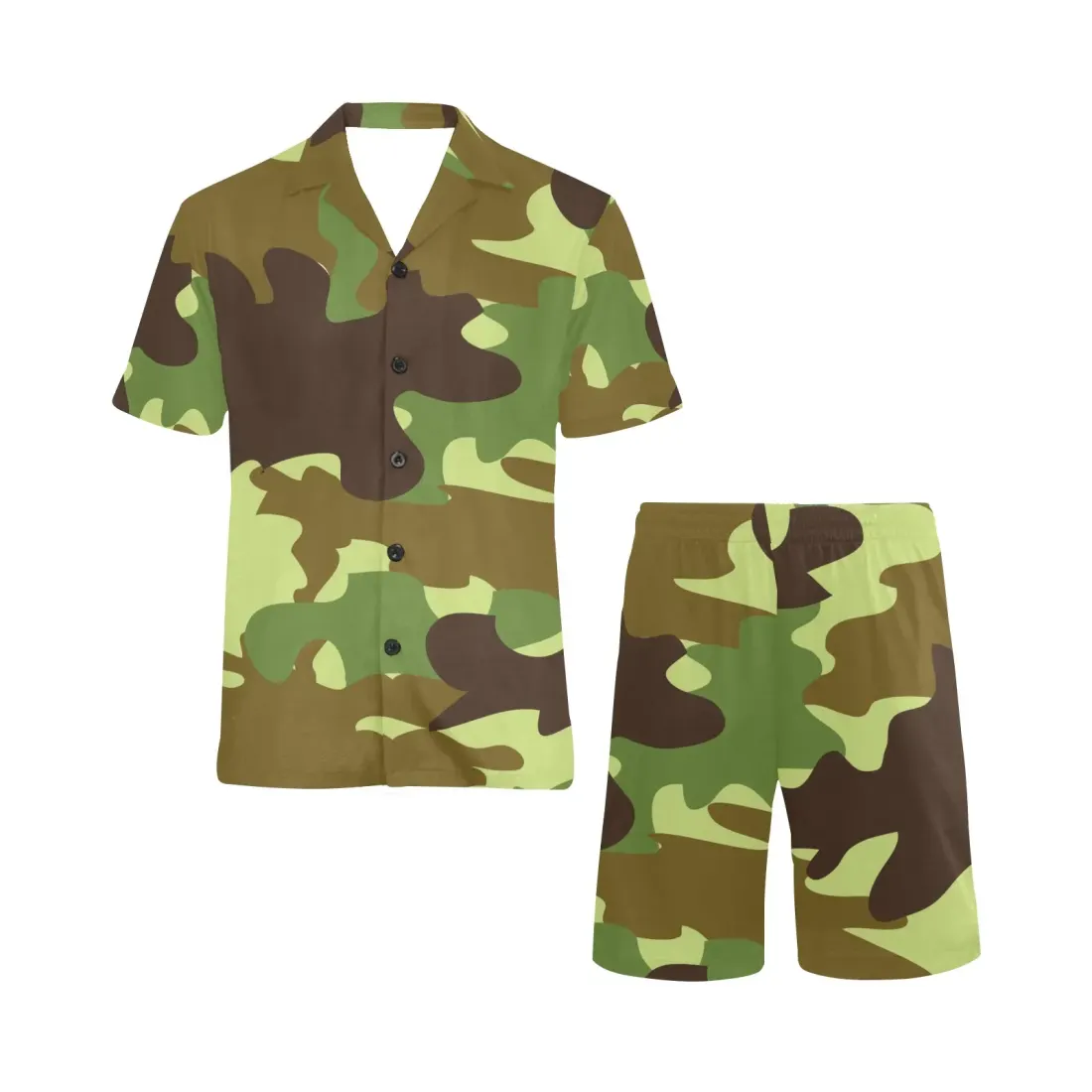 Men's V-Neck Short Pajama Set (ModelSets 11) — photo 4