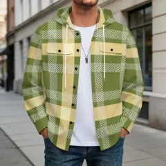 Men's Long‑Sleeve Hooded Jacket thumbnail 1