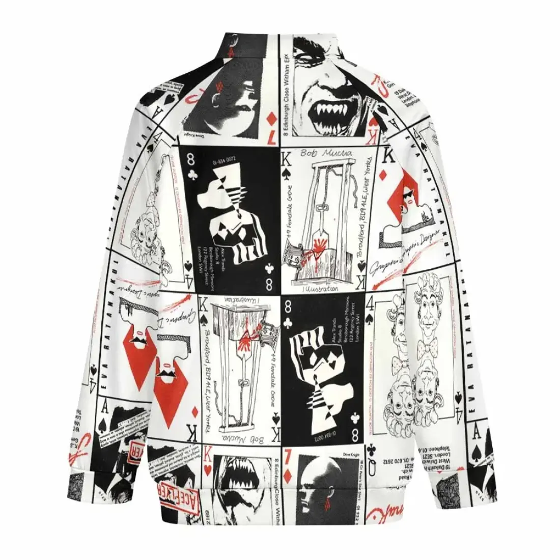 Raglan Sleeve Round Neck Zipper Shirt WY10 — photo 3
