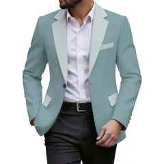 Men's Single‑button Blazer thumbnail 2