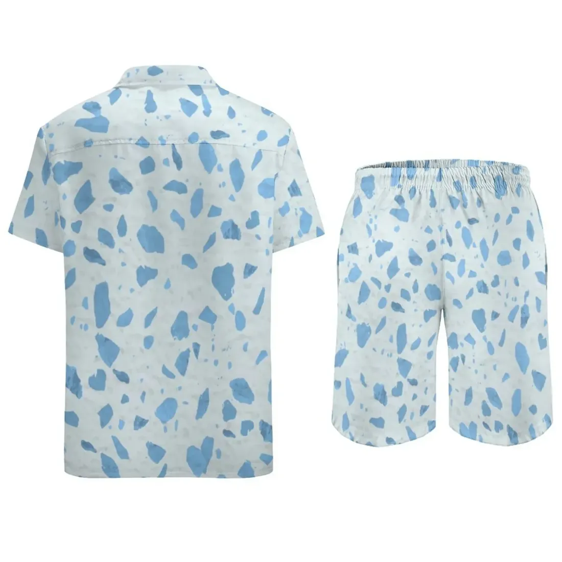 Men's Satin Short Sleeve Pajama Set — photo 4