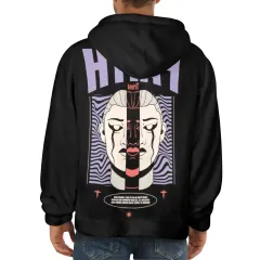 Men's Flannel Hoodie (Model H63) thumbnail 3