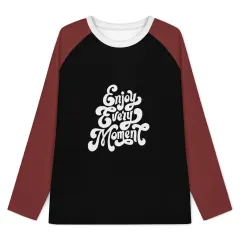 Men's Raglan Long Sleeve Crew Neck Pajama Set thumbnail 3