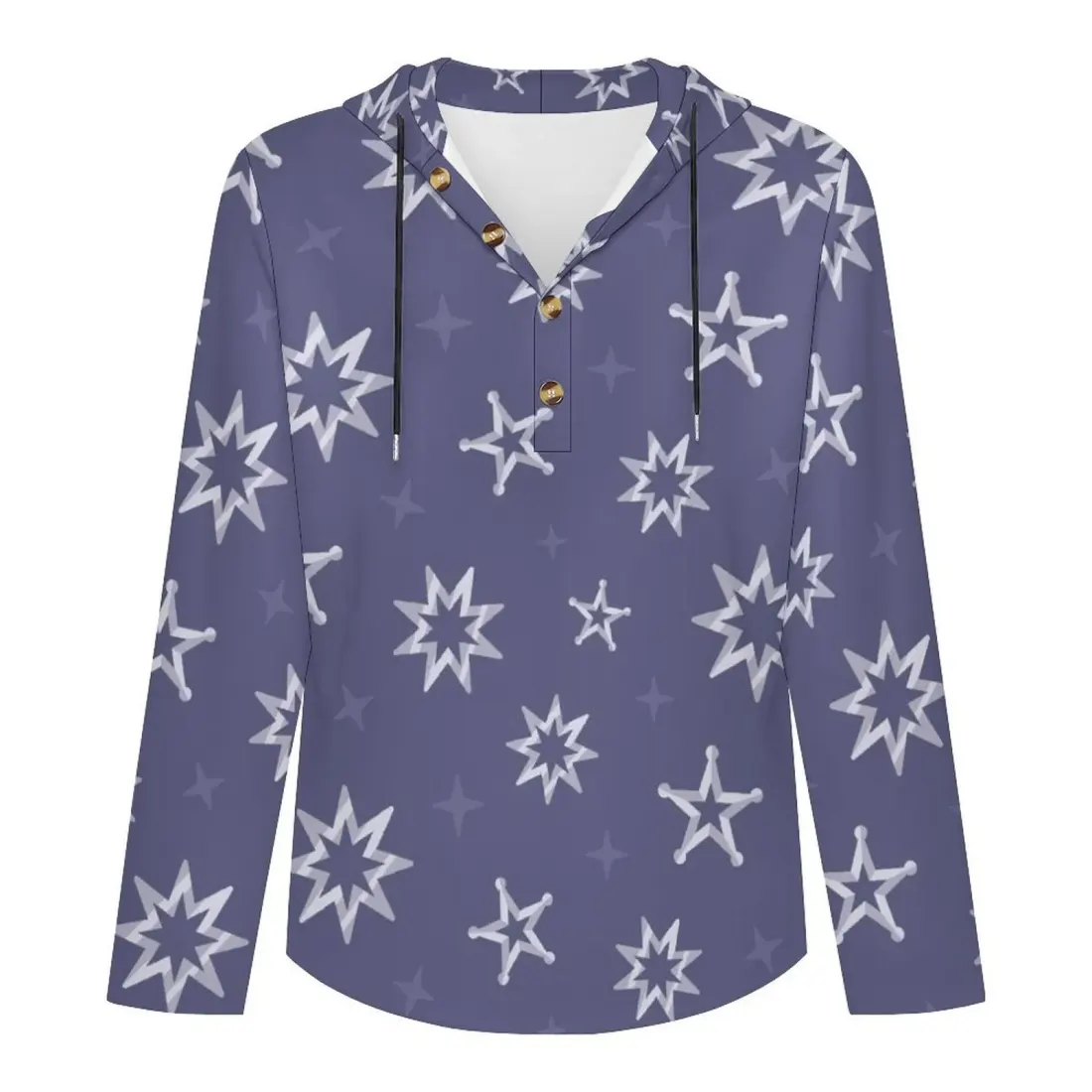 Men's Casual Button Hoodie — photo 4