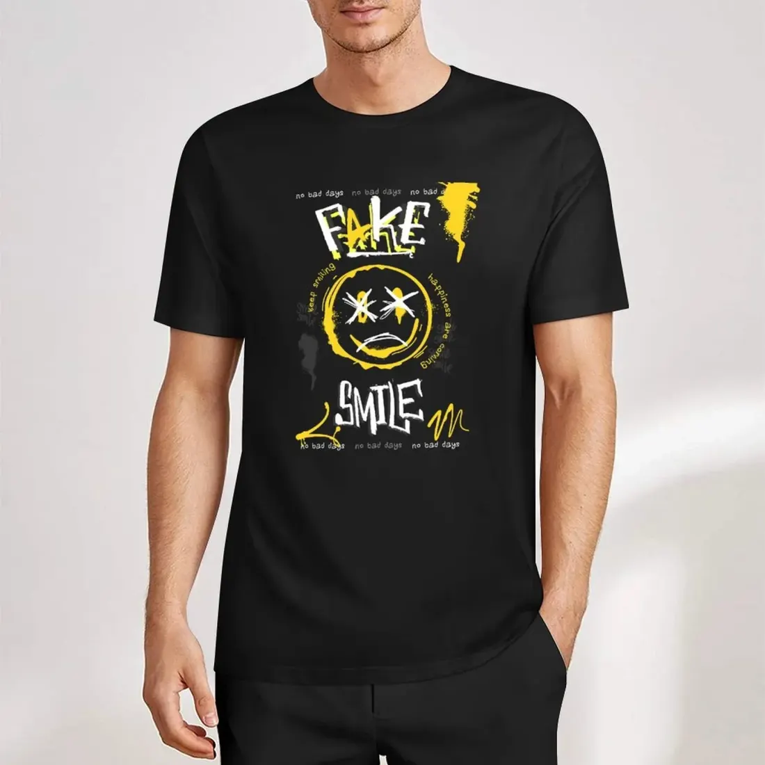 Men's Cotton T-Shirt (Two Sides Printing)