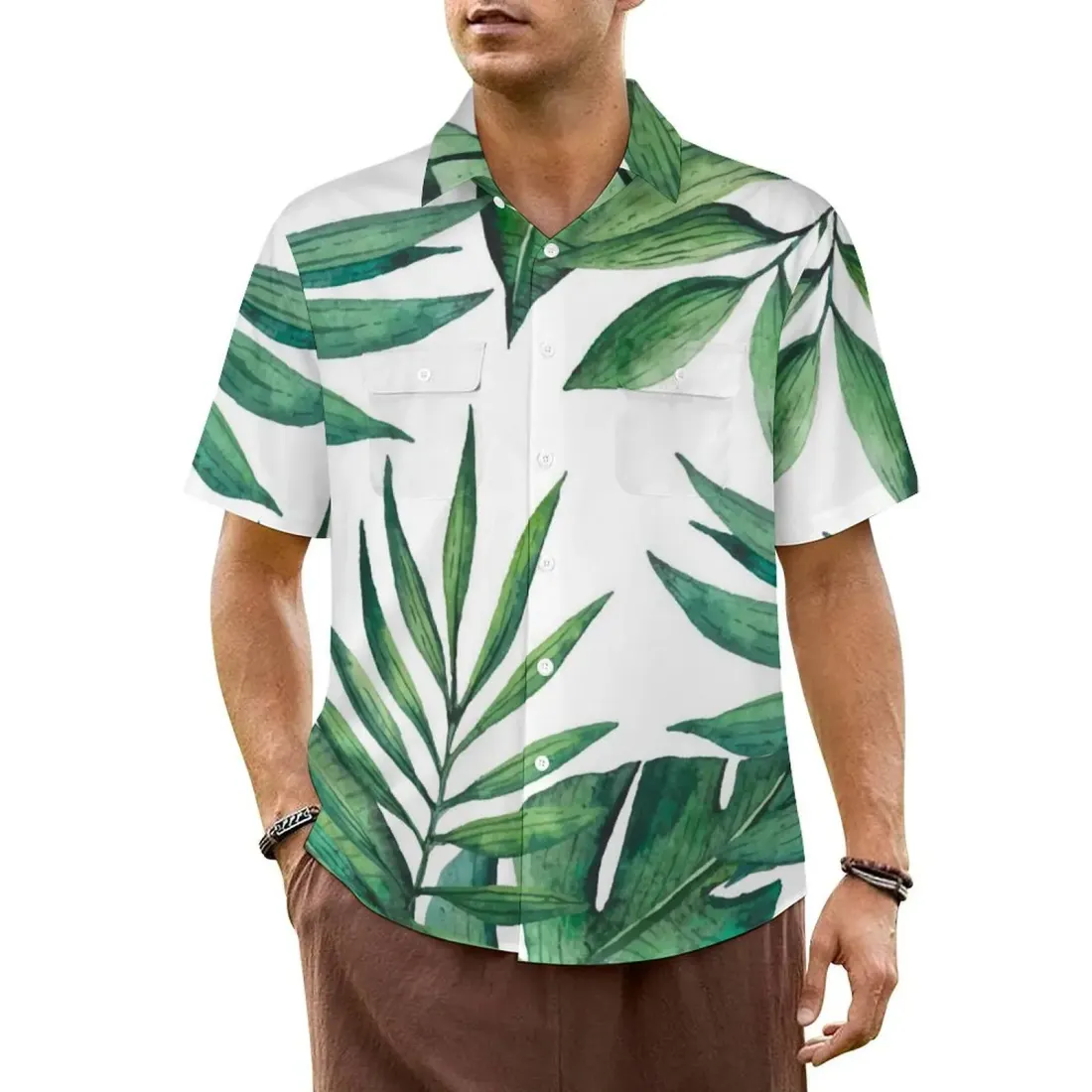 Polo Collar Short Sleeve Shirt — photo 2