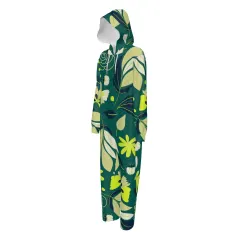 Men's Hooded Long Sleeve Zipper Jumpsuit thumbnail 2