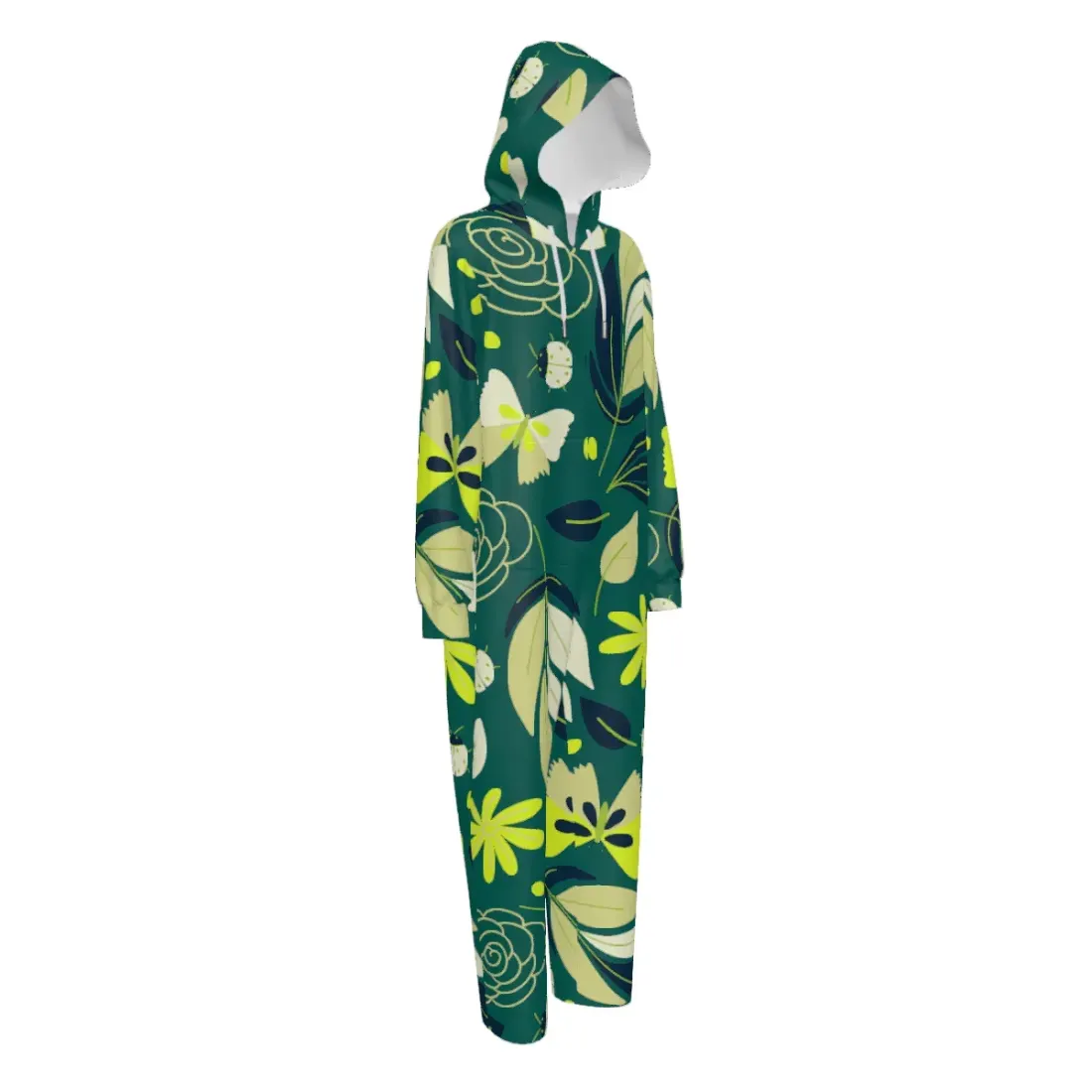Men's Hooded Long Sleeve Zipper Jumpsuit — photo 3