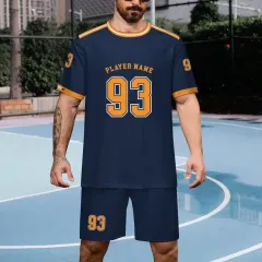 Round Collar Soccer Jersey Suit (A57TZ) thumbnail 1