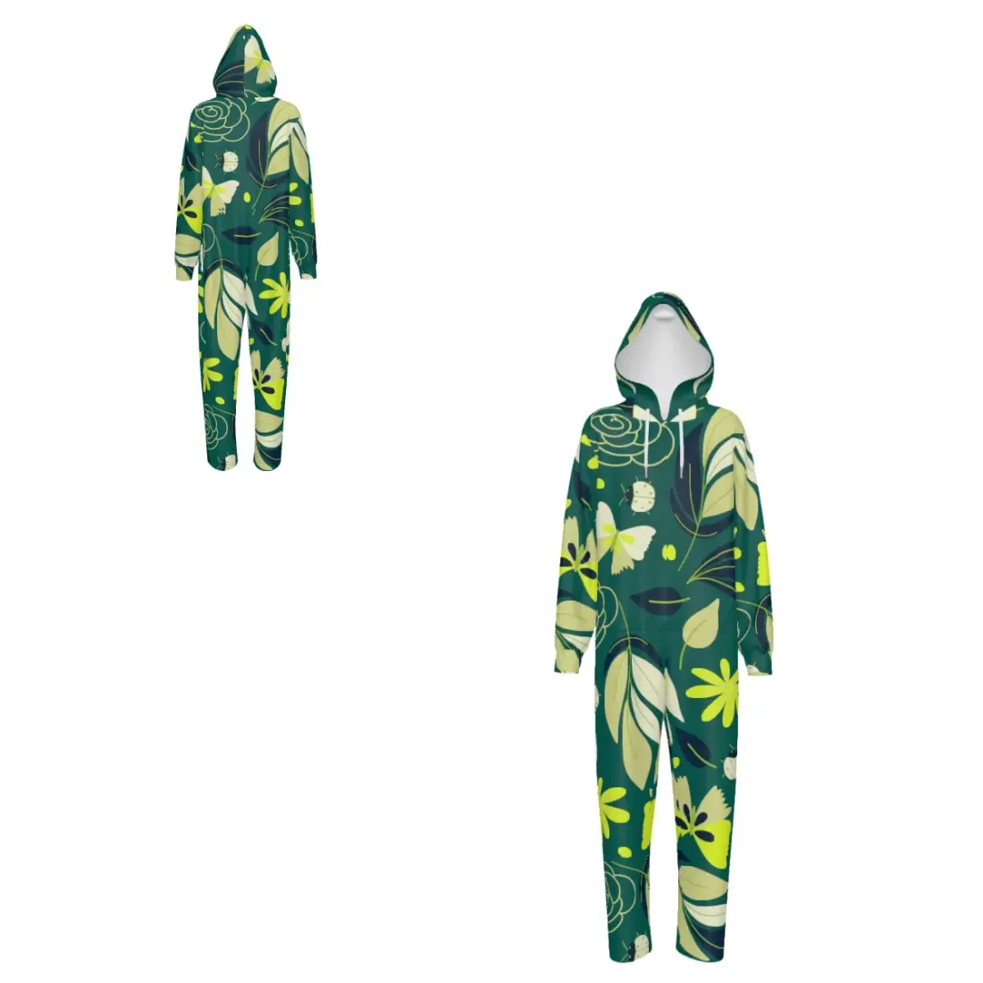 Men's Hooded Long Sleeve Zipper Jumpsuit — photo 6