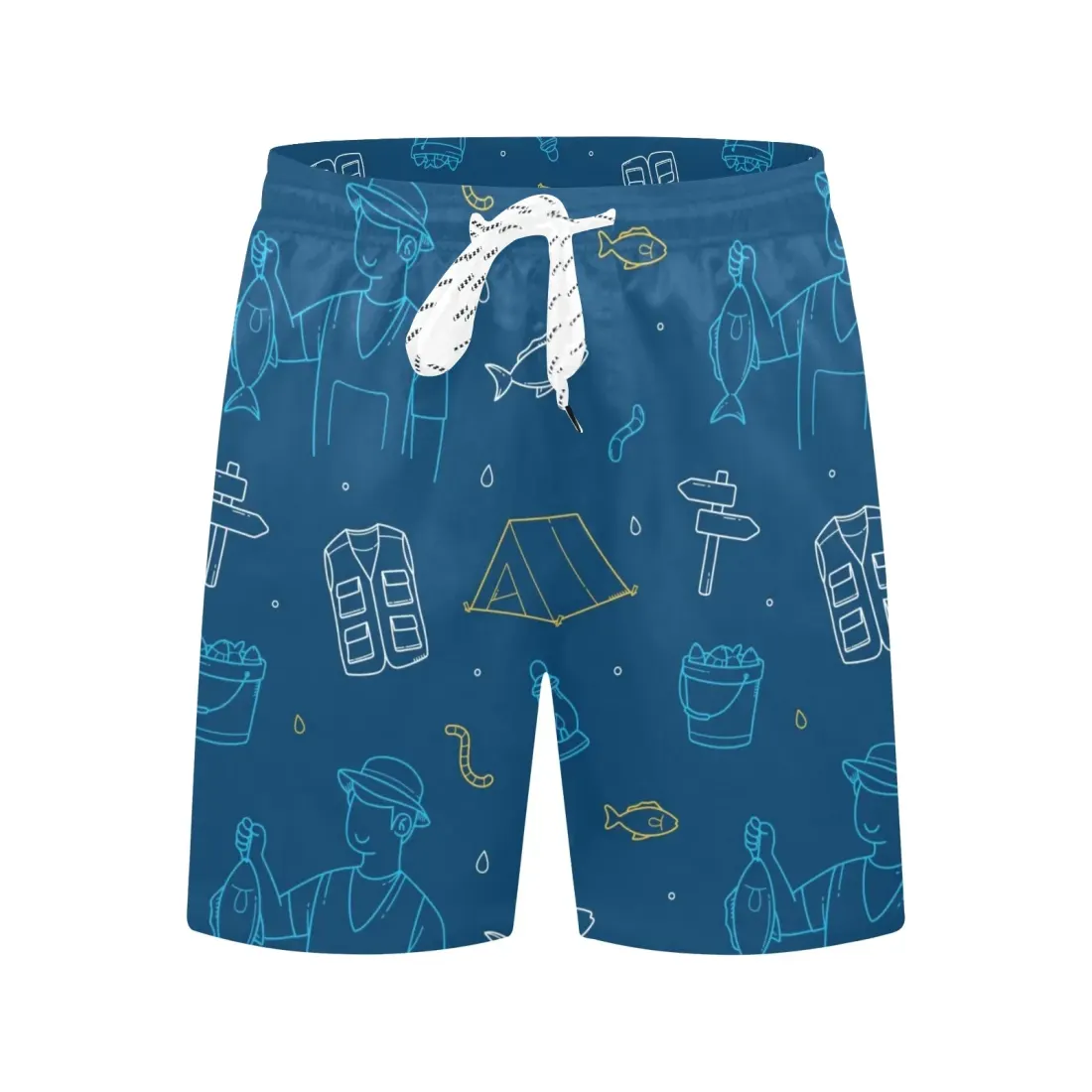 Men's Mid-Length Beach Shorts (ModelL51) — photo 3