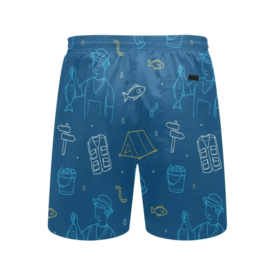 Men's Mid-Length Beach Shorts (ModelL51) — photo 4