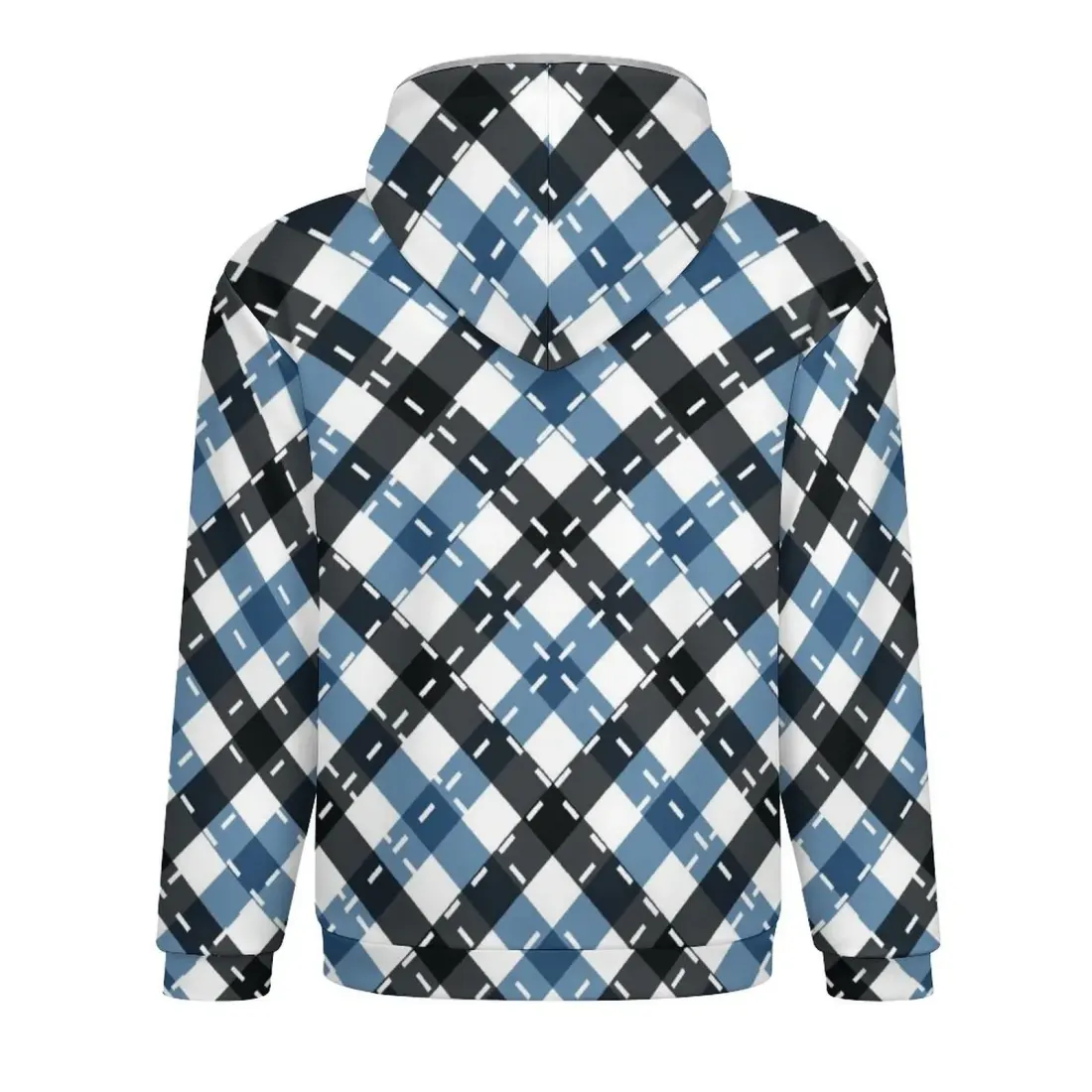 Double Layer Fleece Zippered Hoodie — photo 5