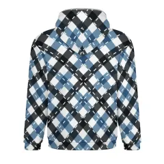 Double Layer Fleece Zippered Hoodie thumbnail 5